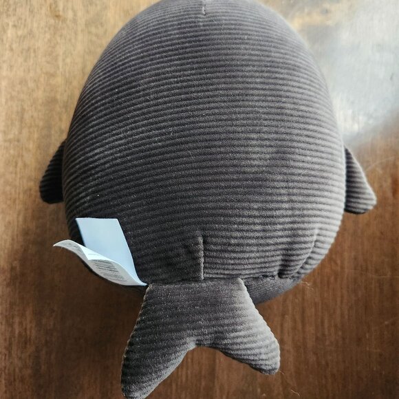 ADORABLE Squishmallow 8" Kai Killer Whale Corduroy Black White Orca Sea Plush - Picture 2 of 7